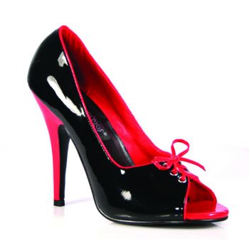 Pumps SEDUCE-216 : Lack  Schwarz/Rot