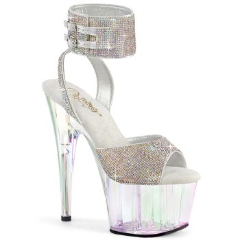 Plateau High Heels ADORE-791HTRS - Silber / Hologramm