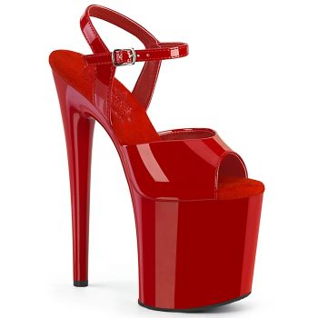 Extrem Plateau Heels NAUGHTY-809 - Rot