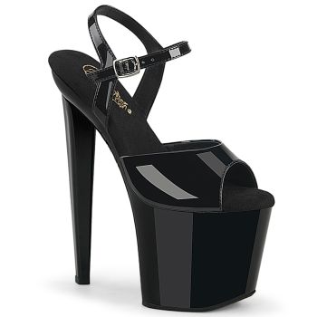 Extrem Plateau Heels RAZZLE-809 - Lack Schwarz