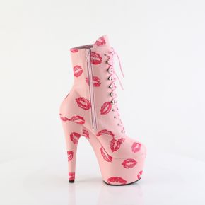 Plateau Stiefelette ADORE-1020KISSES - Baby Pink