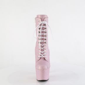 Plateau Stiefelette ADORE-1020SDG - Glitter Baby Pink