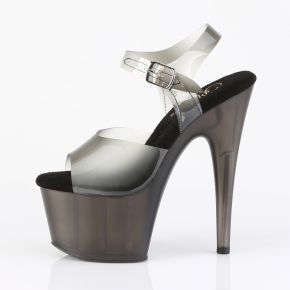 Plateau High Heels ADORE-708N-T - TPU Smoke