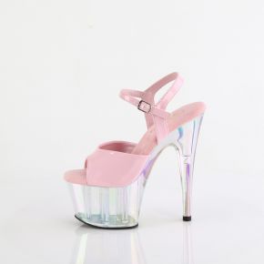 Plateau Sandalette ADORE-709HT - Baby Pink Holografisch
