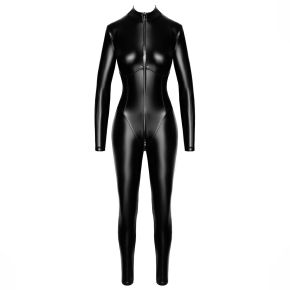 Powerwetlook Catsuit mit 3-Wege Zipper F331