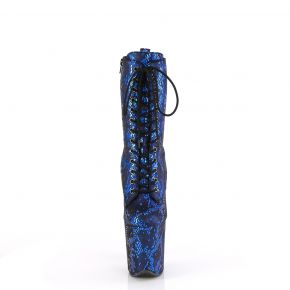 Snake Print Extrem Heels FLAMINGO-1040SPF - Blau
