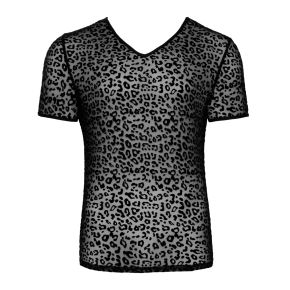 Leopard Mesh T-Shirt H071