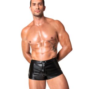 Powerwetlook Shorts H080 - Schwarz